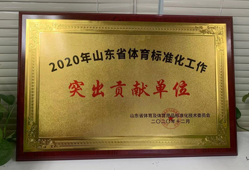 恭喜威客电竞荣获山东省体育及体育用品标准化技术委员会授予“突出贡献单位”荣誉称号