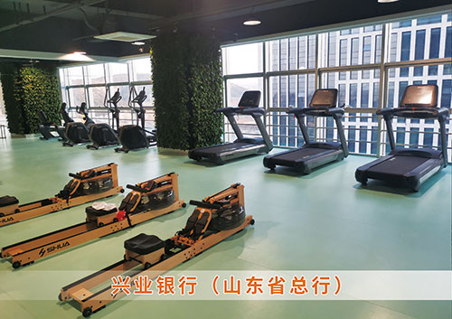 ​威客电竞为兴业银行（山东省总行）打造的健身房